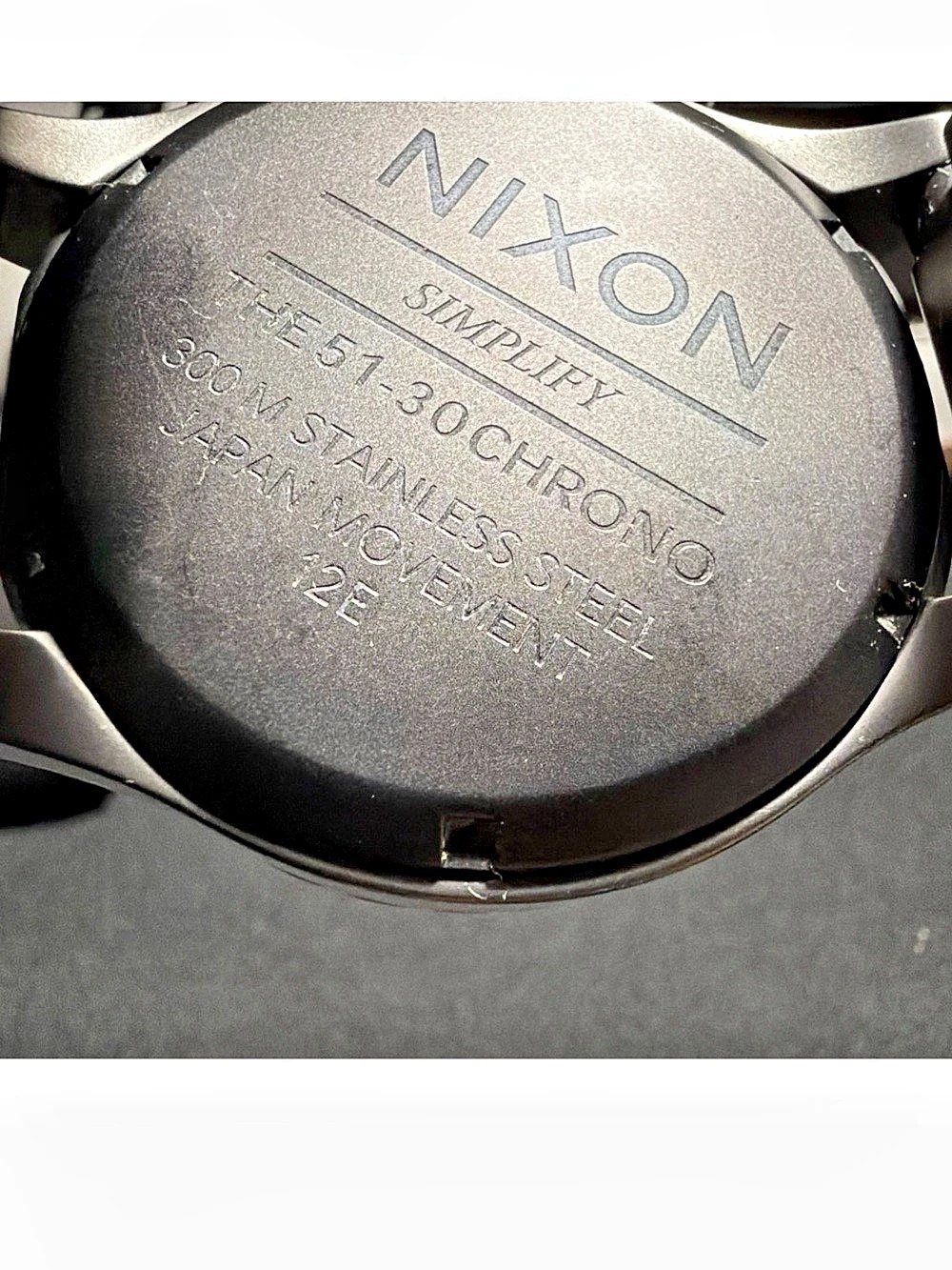 Nixon The 51-30 CHRONO Gunmetal 300m Analogue Divers Stainless Steel Men's watch - Picture 14 of 14